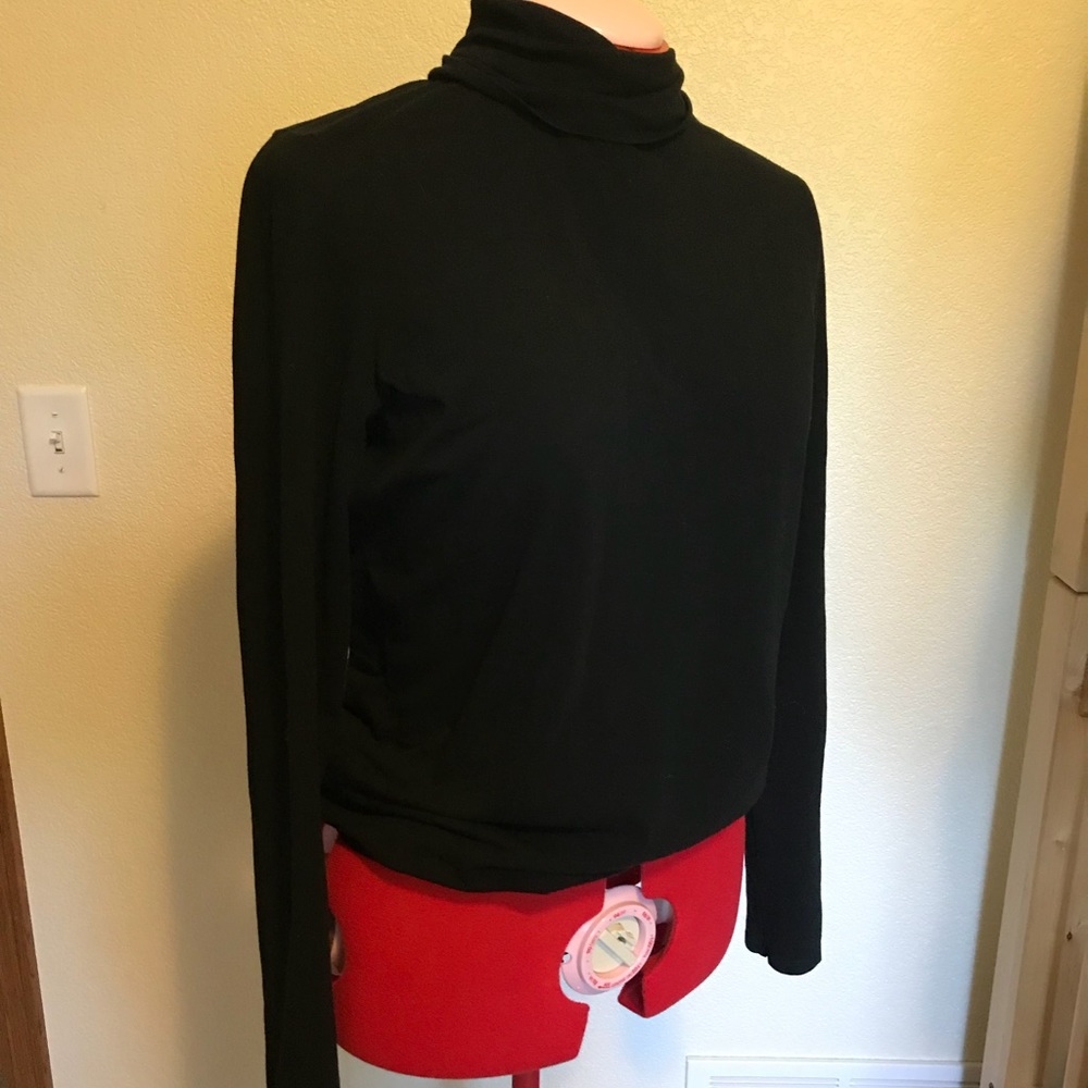 black turtle neck long sleeve